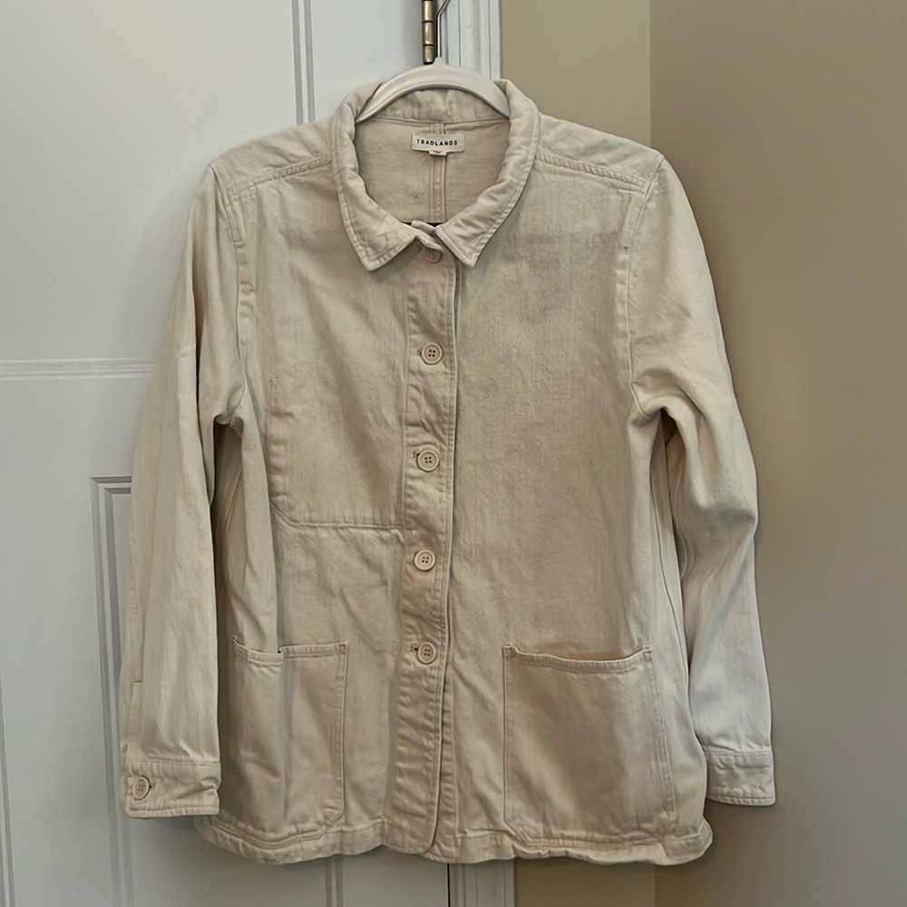 Tradlands Field Chore Coat in Natural